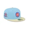 Chicago Cubs Doscientos Blue 59FIFTY Fitted Hat sold by New Era