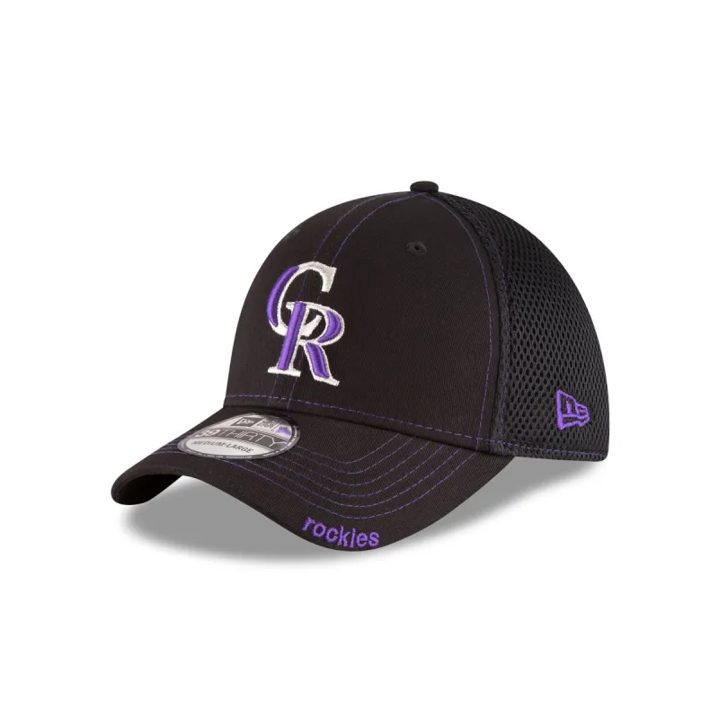 Colorado Rockies NEO 39THIRTY Stretch Fit Hat sold by New Era