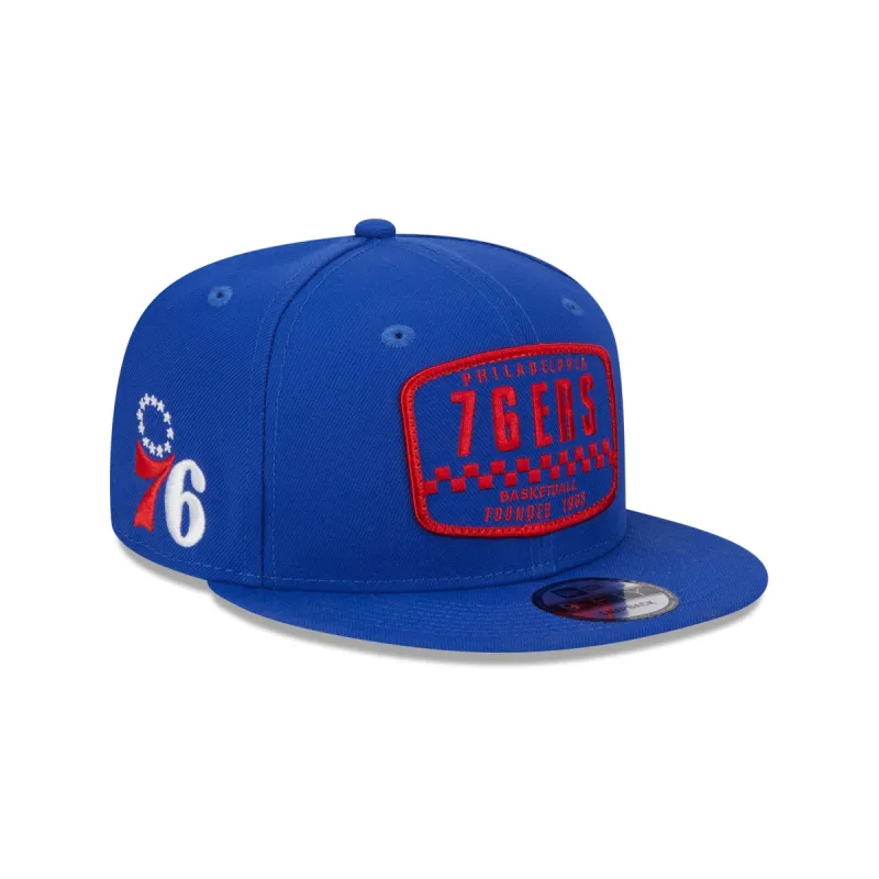 Philadelphia 76ers 2024 Rally Drive 9FIFTY Snapback Hat sold by New Era