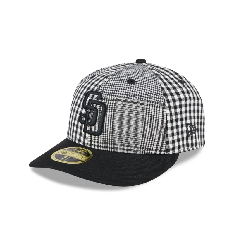 San Diego Padres Patch Plaid Low Profile 59FIFTY Fitted Hat sold by New Era