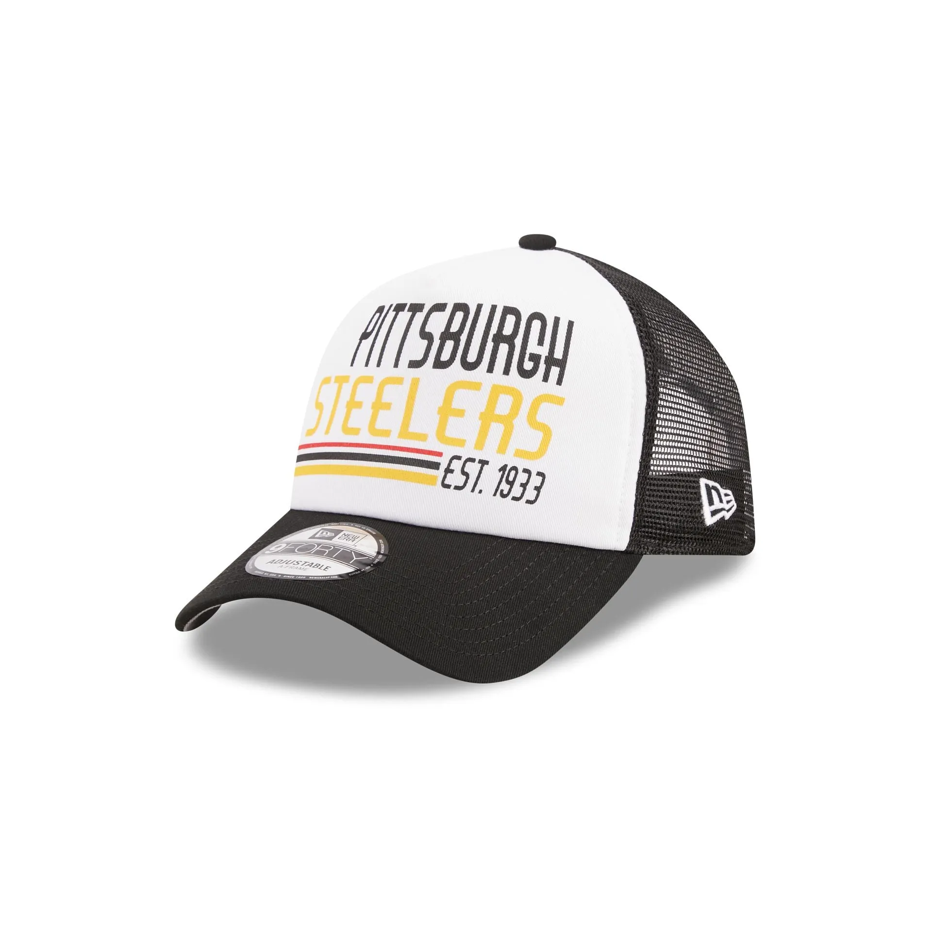 Pittsburgh Steelers Lift Pass 9FORTY A-Frame Snapback Hat sold by New Era