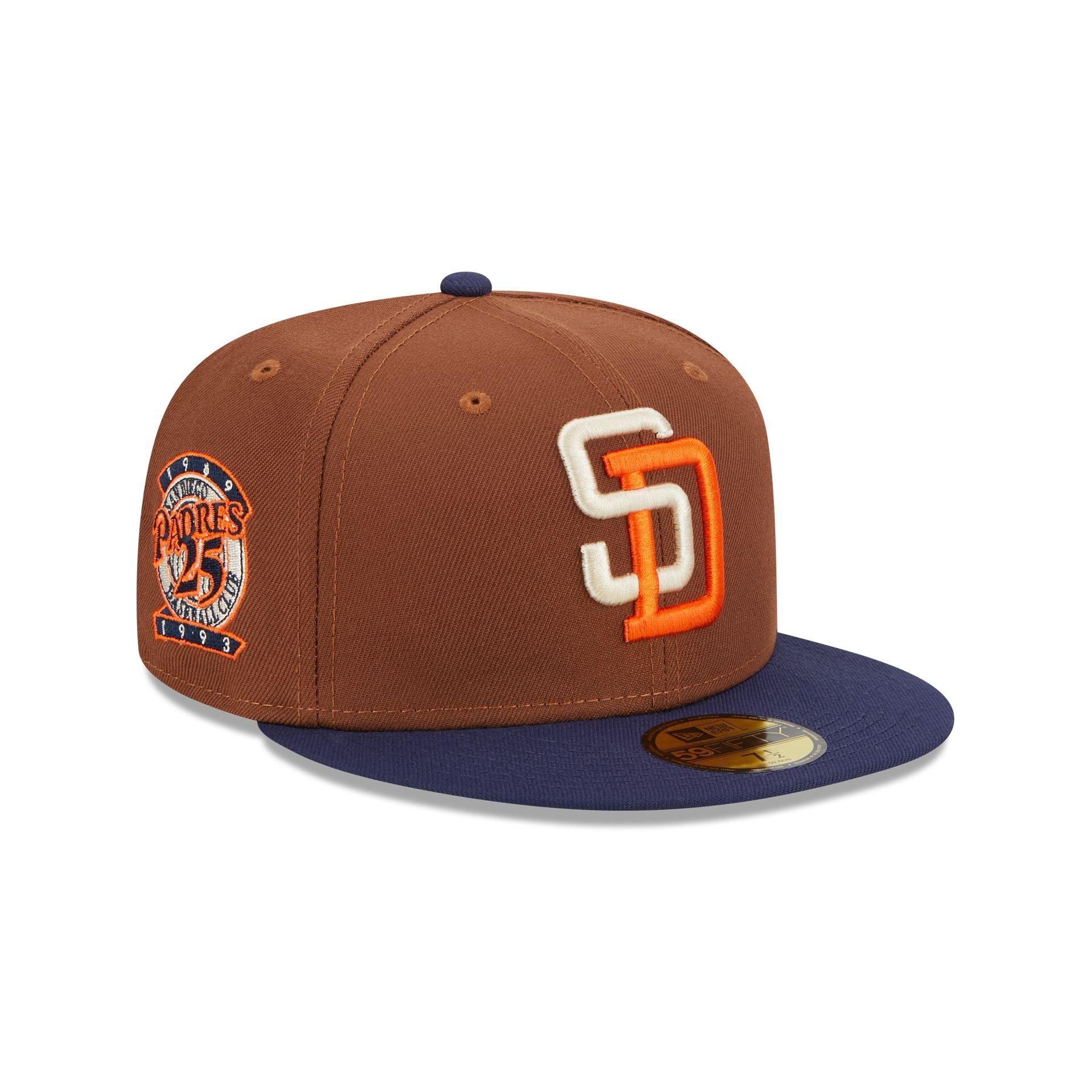 San Diego Padres Harvest 59FIFTY Fitted Hat sold by New Era