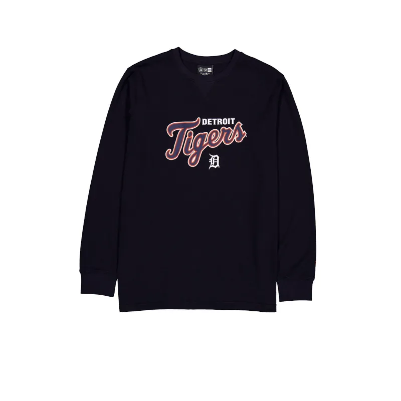 Detroit Tigers Sport Night Long Sleeve T-Shirt sold by New Era
