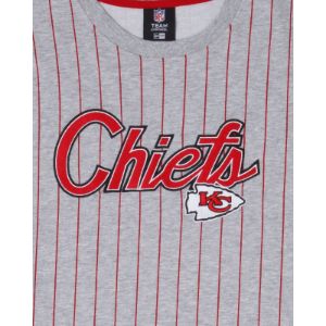 Kansas City Chiefs Throwback Striped T-Shirt sold by New Era