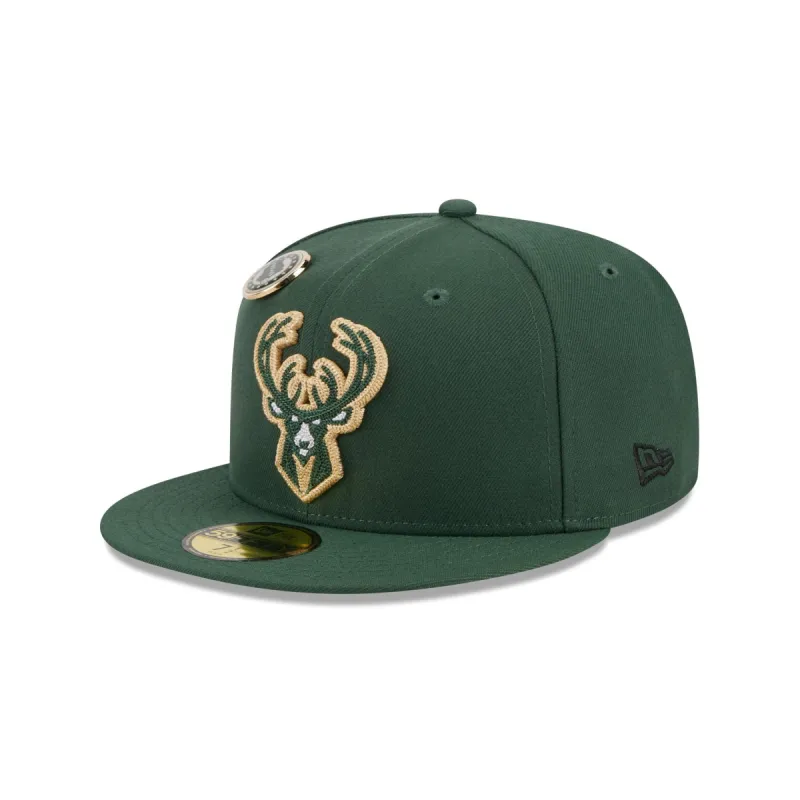 Milwaukee Bucks Sport Night 59FIFTY Fitted Hat sold by New Era