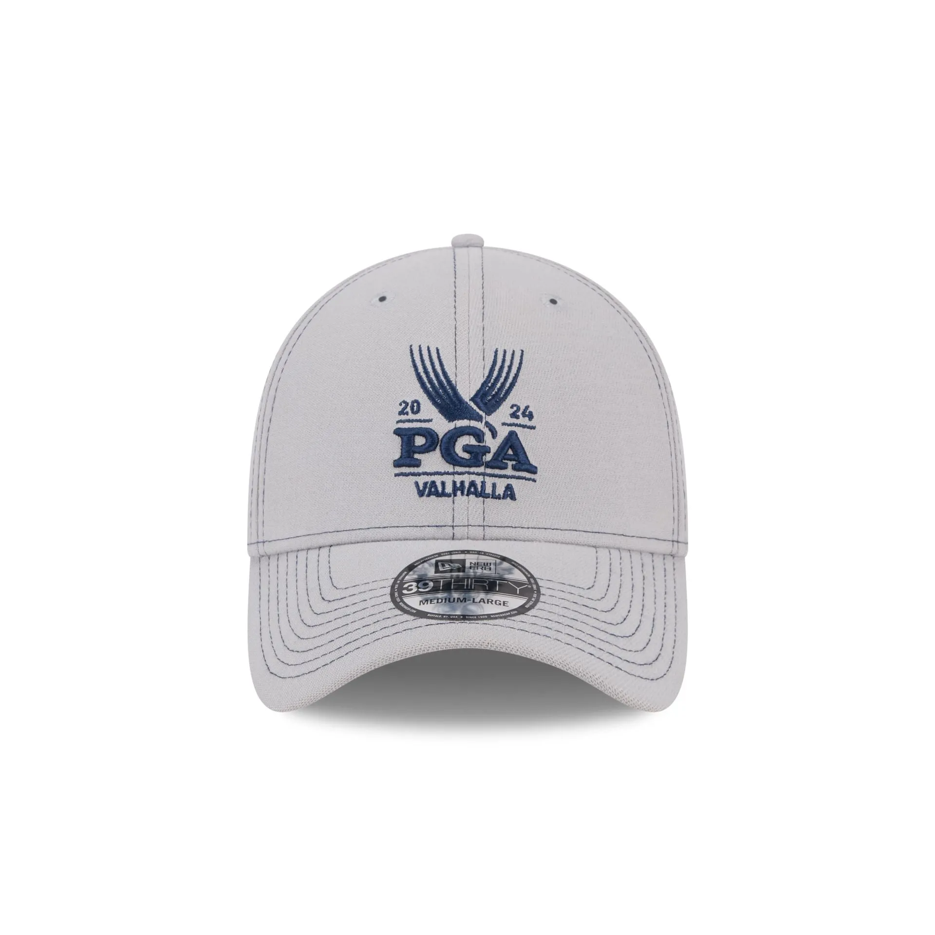 2024 PGA Championship Valhalla Gray 39THIRTY Stretch Fit Hat sold by New Era product image thumbnail 2