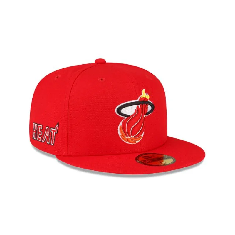 Miami Heat Classic Edition Alt 59FIFTY Fitted Hat sold by New Era