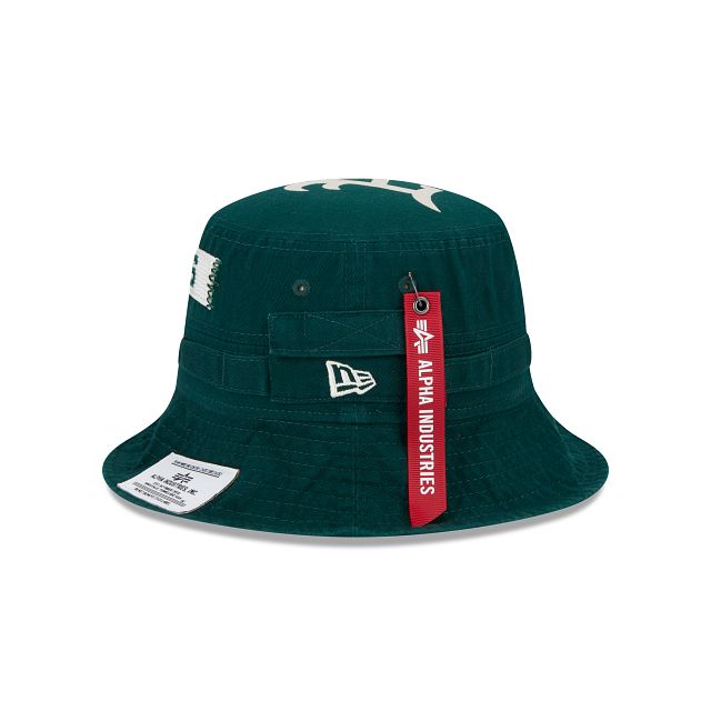 Alpha Industries X Oakland Athletics Adventure Bucket Hat sold by New Era product image thumbnail 4