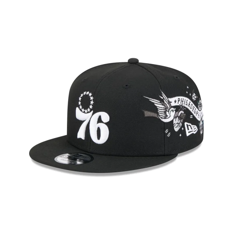 Philadelphia 76ers City Art 9FIFTY Snapback Hat sold by New Era