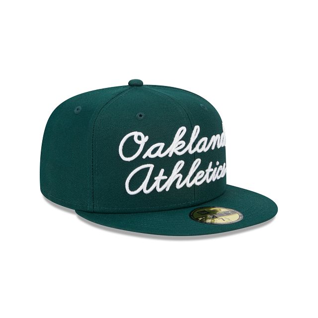Oakland Athletics Fairway Script 59FIFTY Fitted Hat sold by New Era product image thumbnail 3