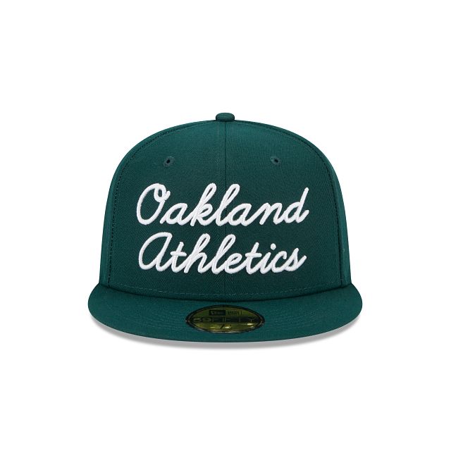 Oakland Athletics Fairway Script 59FIFTY Fitted Hat sold by New Era product image thumbnail 2