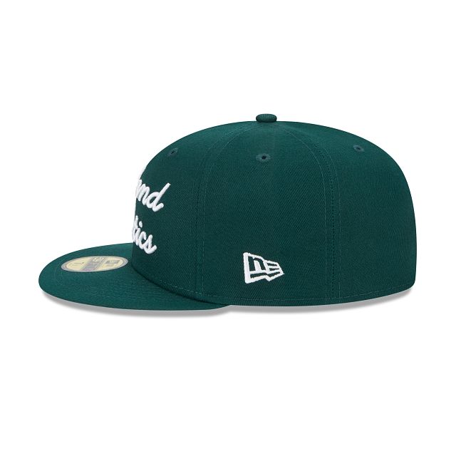 Oakland Athletics Fairway Script 59FIFTY Fitted Hat sold by New Era product image thumbnail 4