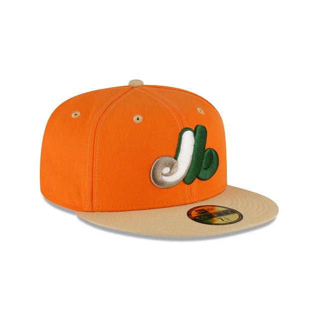 Just Caps Orange Popsicle Montreal Expos 59FIFTY Fitted Hat sold by New Era product image thumbnail 3