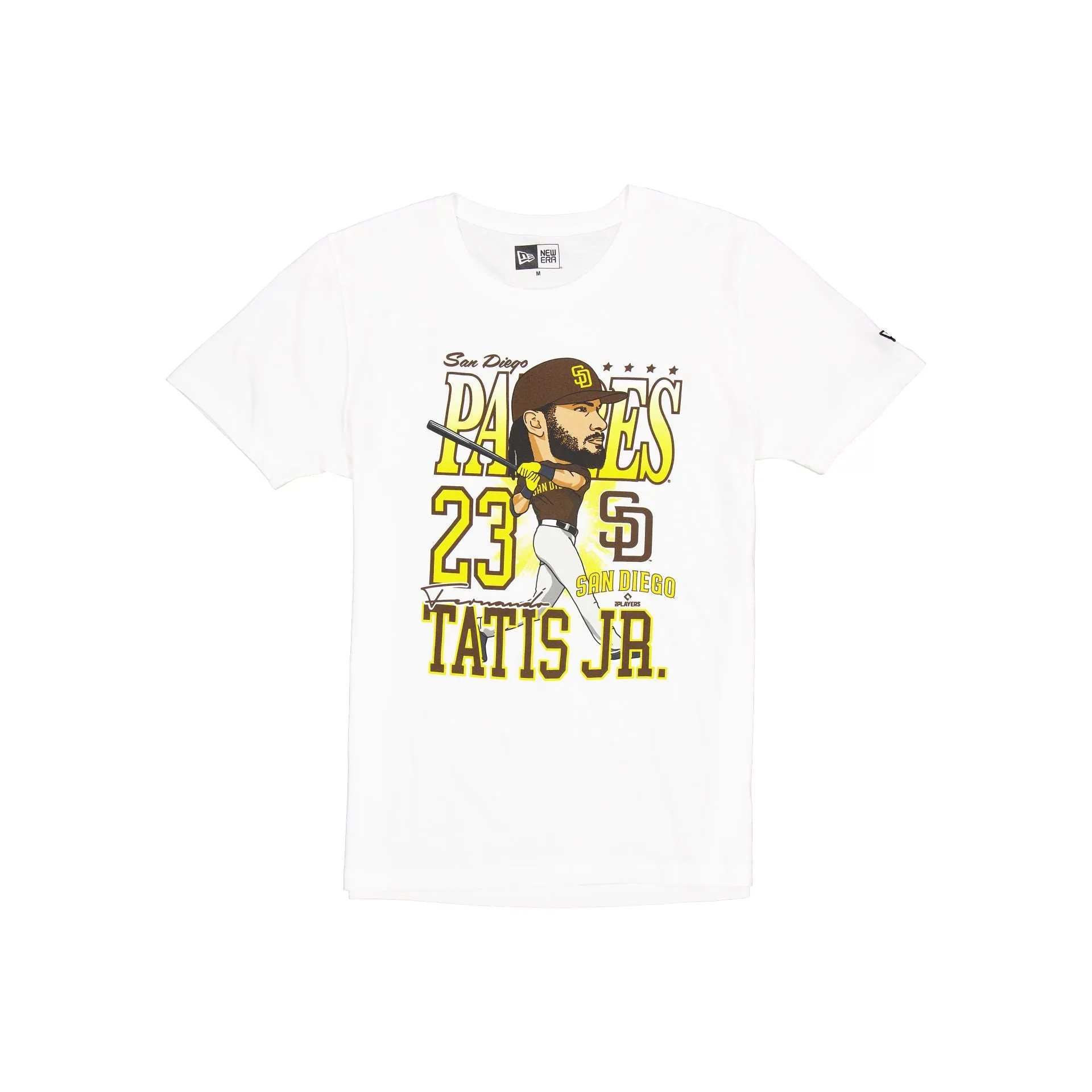 San Diego Padres Fernando Tatís Jr. Caricature T-Shirt sold by New Era