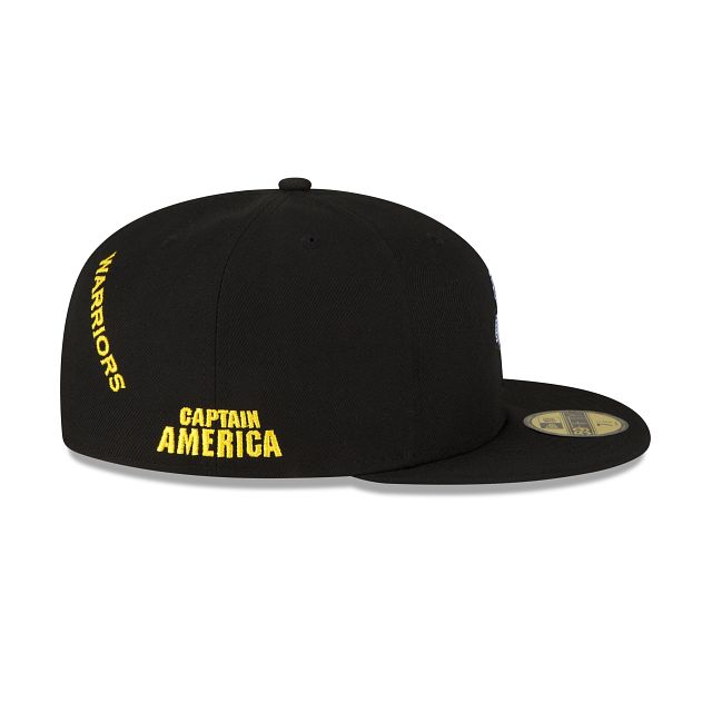 Marvel X Golden State Warriors Black 59FIFTY Fitted Hat sold by New Era product image thumbnail 5