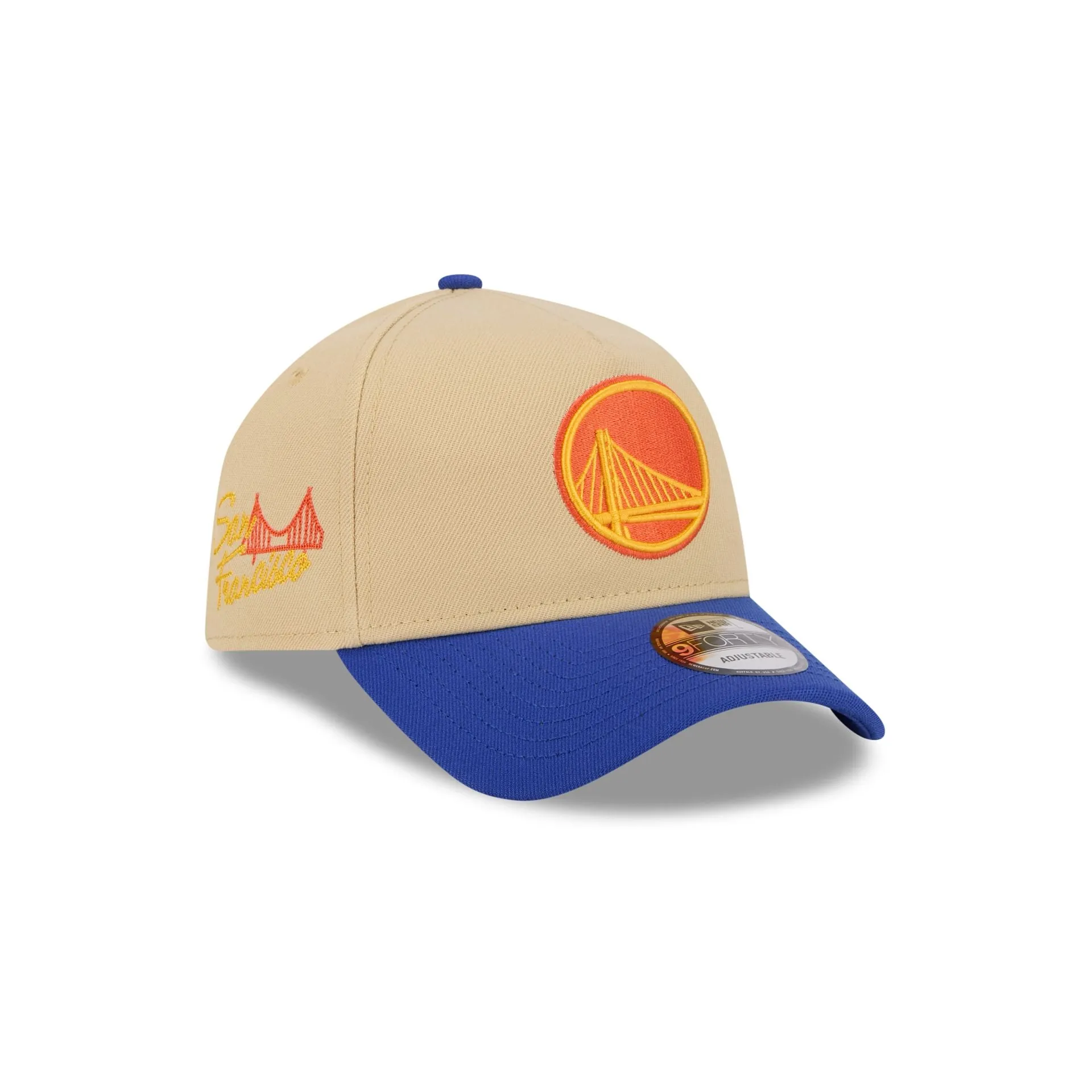 Golden State Warriors City Side Patch 9FORTY A-Frame Snapback Hat sold by New Era