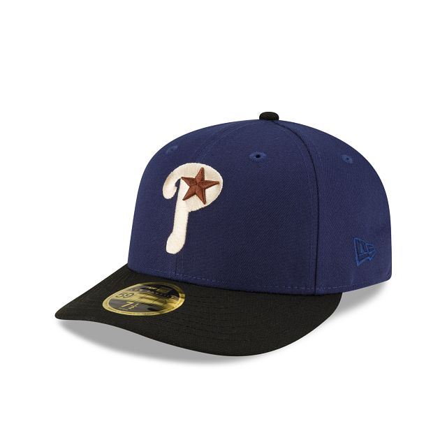 Philadelphia Phillies Navy Low Profile 59FIFTY Fitted Hat sold by New Era