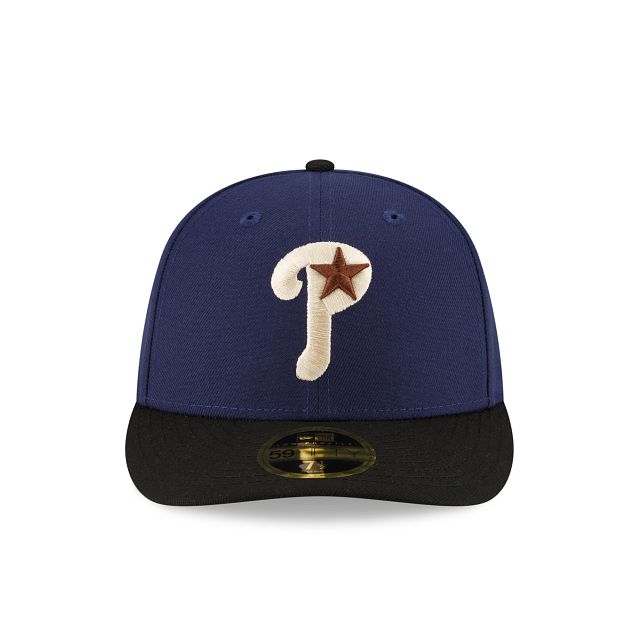 Philadelphia Phillies Navy Low Profile 59FIFTY Fitted Hat sold by New Era product image thumbnail 2