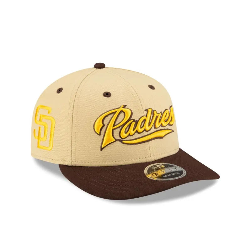 FELT X San Diego Padres Low Profile 9FIFTY Snapback Hat sold by New Era
