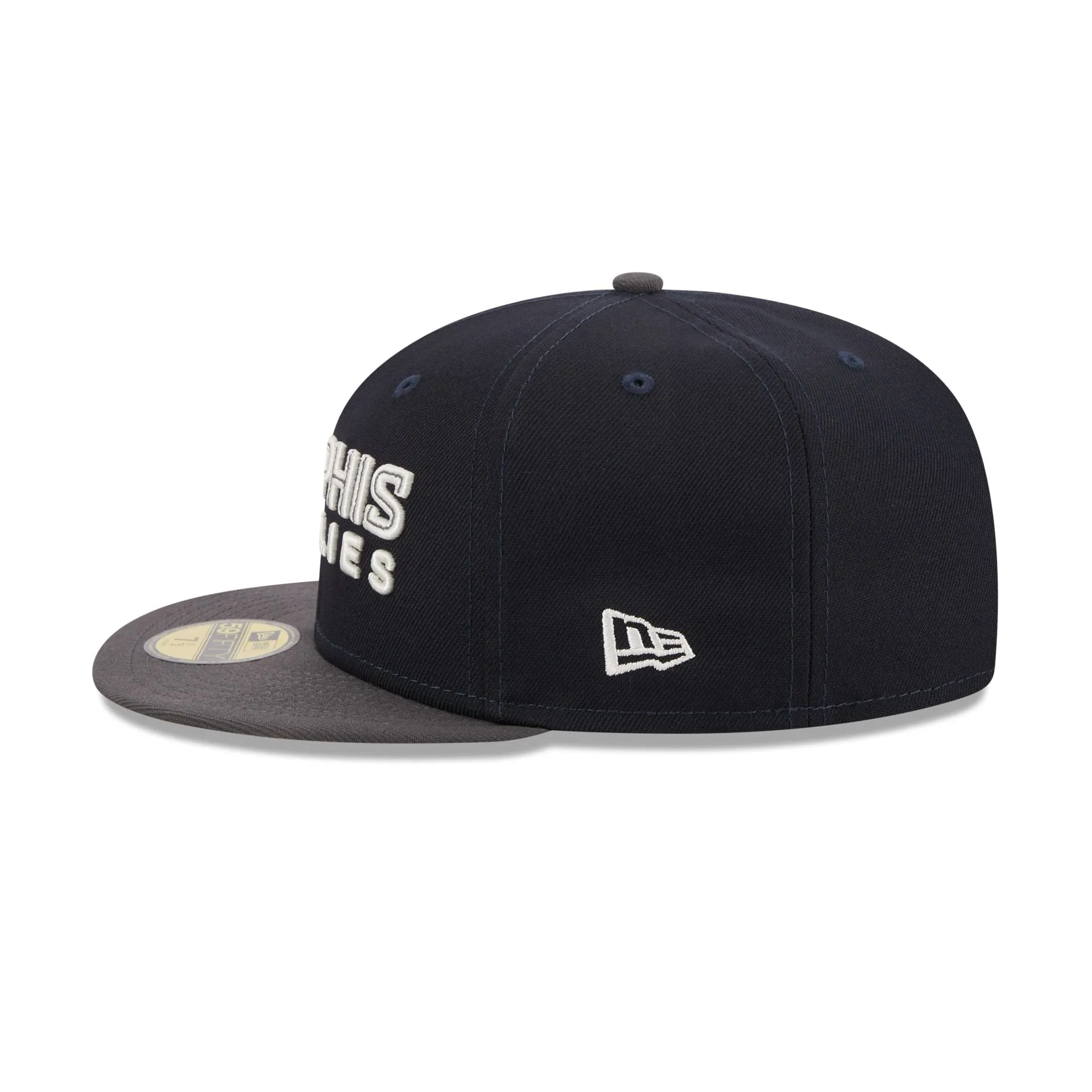 Memphis Grizzlies Navy Crown 59FIFTY Fitted Hat sold by New Era product image thumbnail 4