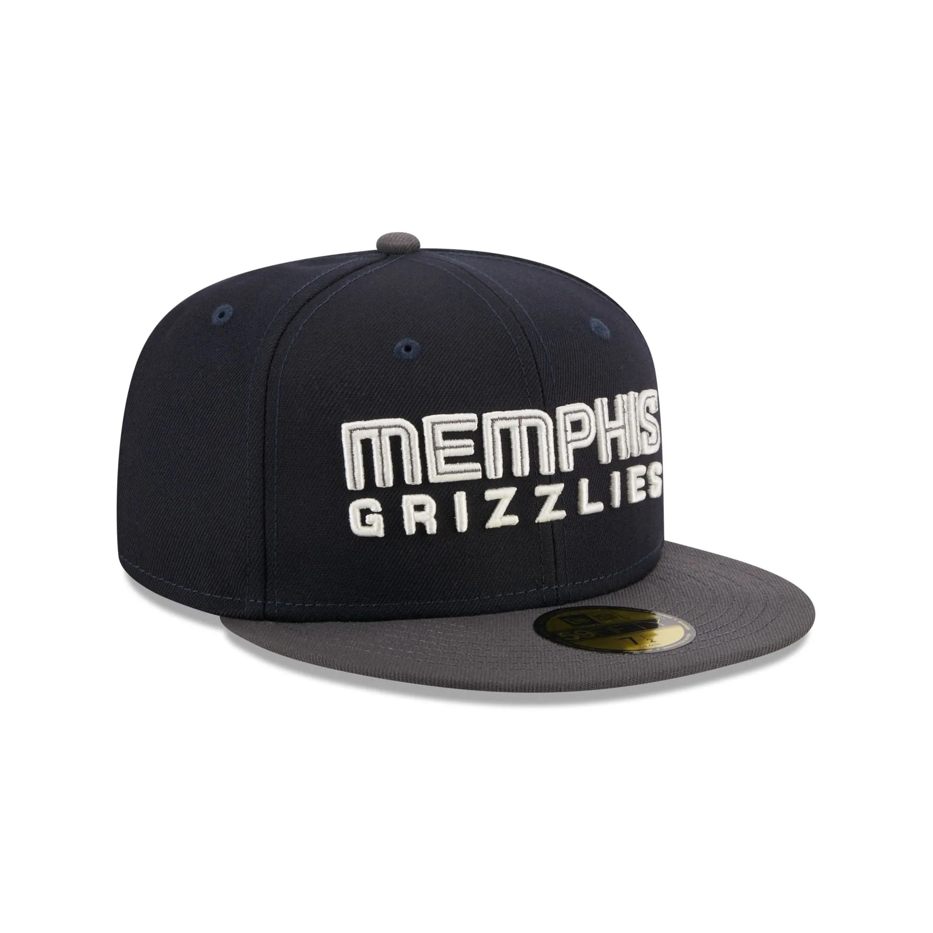 Memphis Grizzlies Navy Crown 59FIFTY Fitted Hat sold by New Era product image thumbnail 3