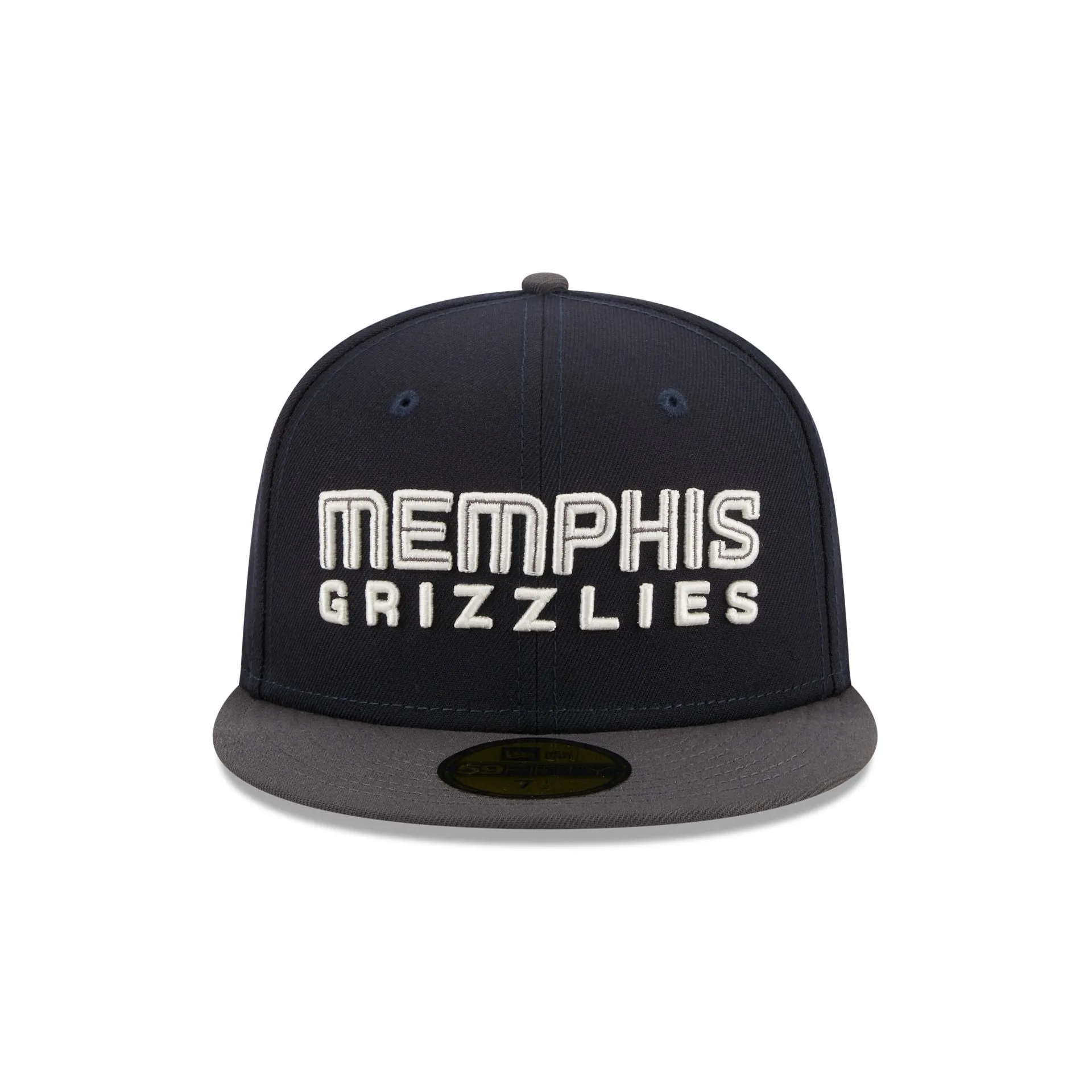 Memphis Grizzlies Navy Crown 59FIFTY Fitted Hat sold by New Era product image thumbnail 2