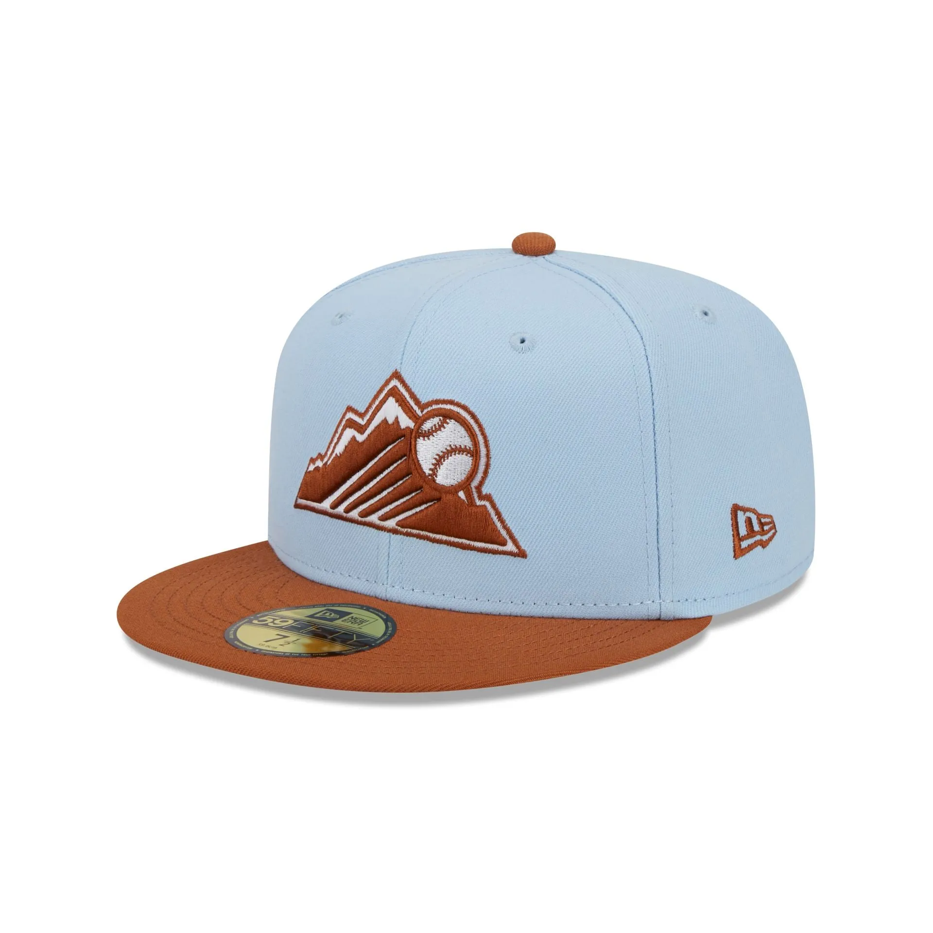 Colorado Rockies Color Pack Glacial Blue 59FIFTY Fitted Hat sold by New Era