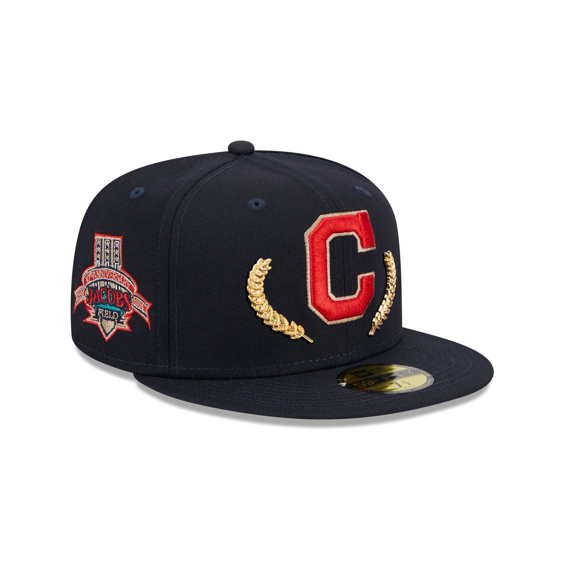 Cleveland Guardians Gold Leaf 59FIFTY Fitted Hat sold by New Era