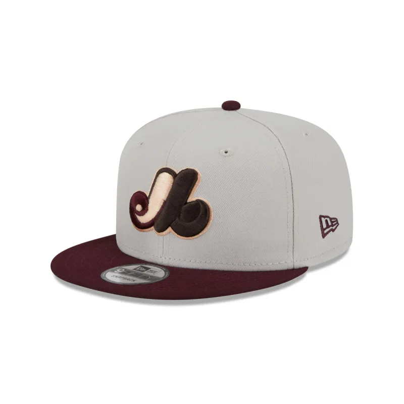 Montreal Expos Mauve Visor 9FIFTY Snapback Hat sold by New Era