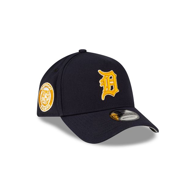Detroit Tigers Gold Logo 9FORTY A-Frame Snapback sold by New Era