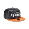 Denver Broncos Faux Leather Crown 59FIFTY Fitted Hat sold by New Era