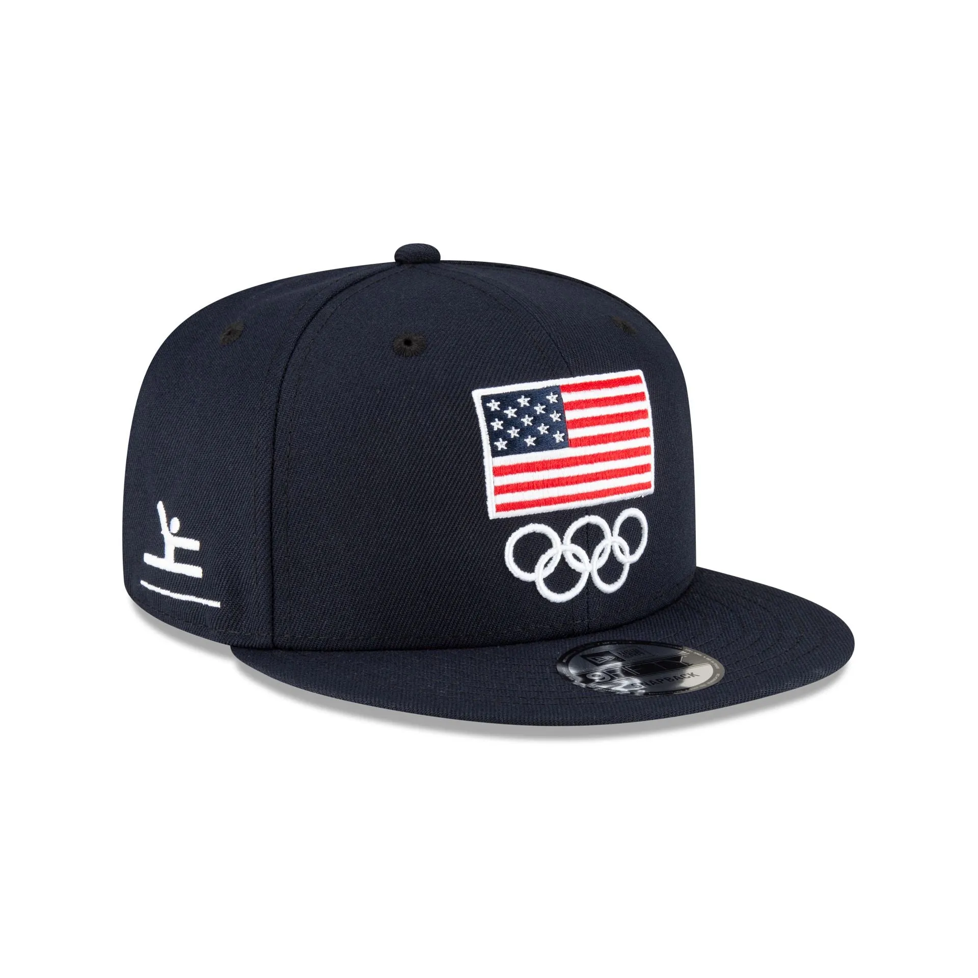 Team USA Gymnastics Navy 9FIFTY Snapback Hat sold by New Era
