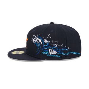 Houston Astros Tonal Wave 59FIFTY Fitted Hat sold by New Era