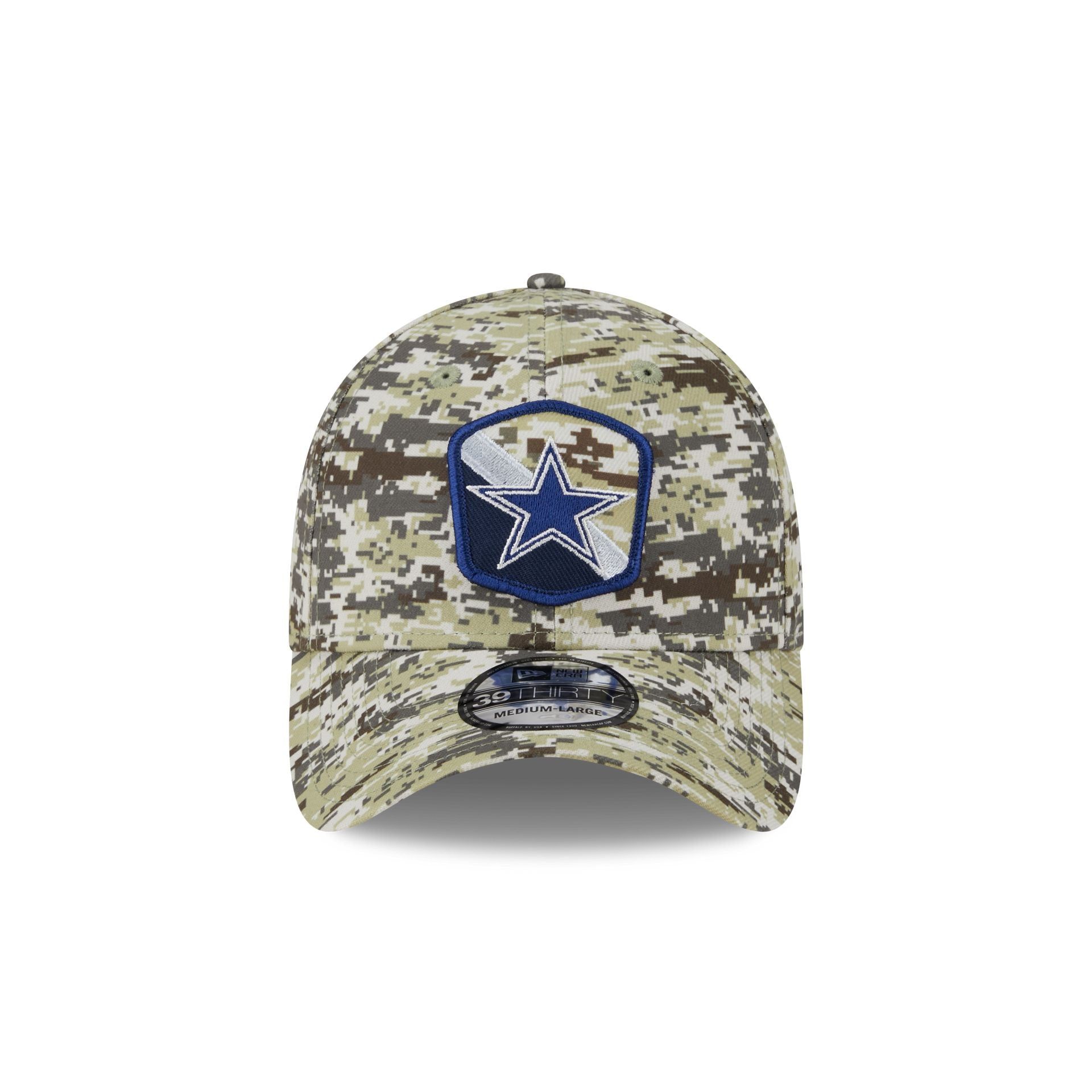 Dallas Cowboys 2023 Salute to Service Camo 39THIRTY Stretch Fit Hat sold by New Era product image thumbnail 2