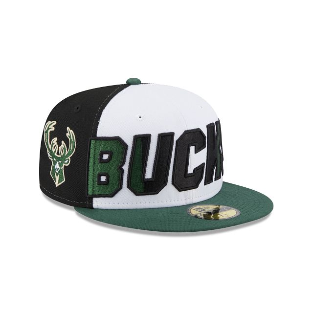 Milwaukee Bucks NBA Authentics: 2023 Back Half Edition 59FIFTY Fitted Hat sold by New Era