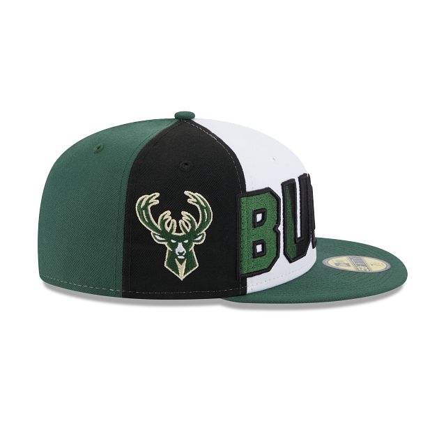 Milwaukee Bucks NBA Authentics: 2023 Back Half Edition 59FIFTY Fitted Hat sold by New Era product image thumbnail 4