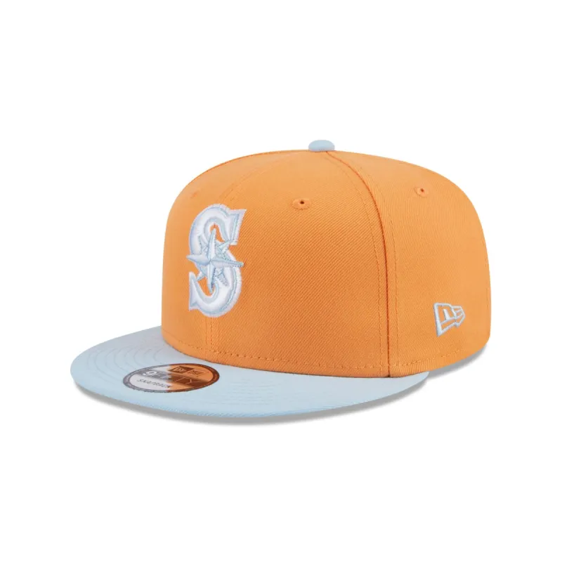 Seattle Mariners Color Pack Orange Glaze 9FIFTY Snapback Hat sold by New Era