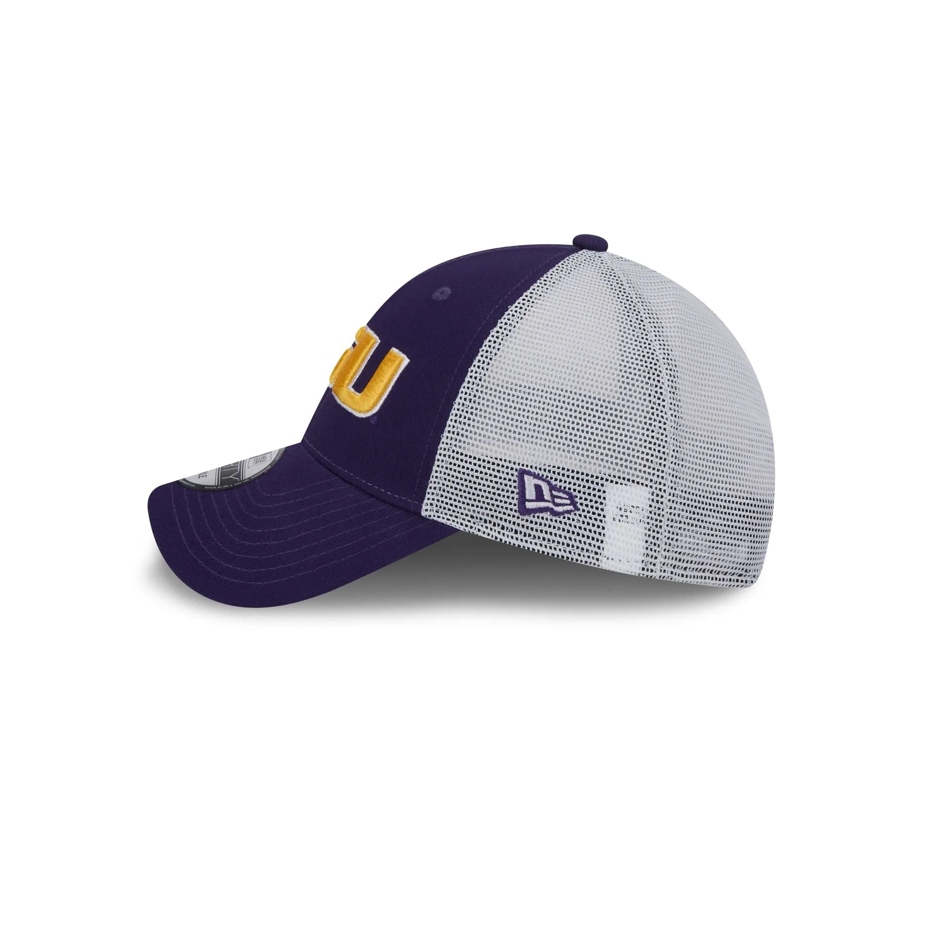 LSU Tigers Purple 9FORTY Trucker Hat sold by New Era product image thumbnail 4