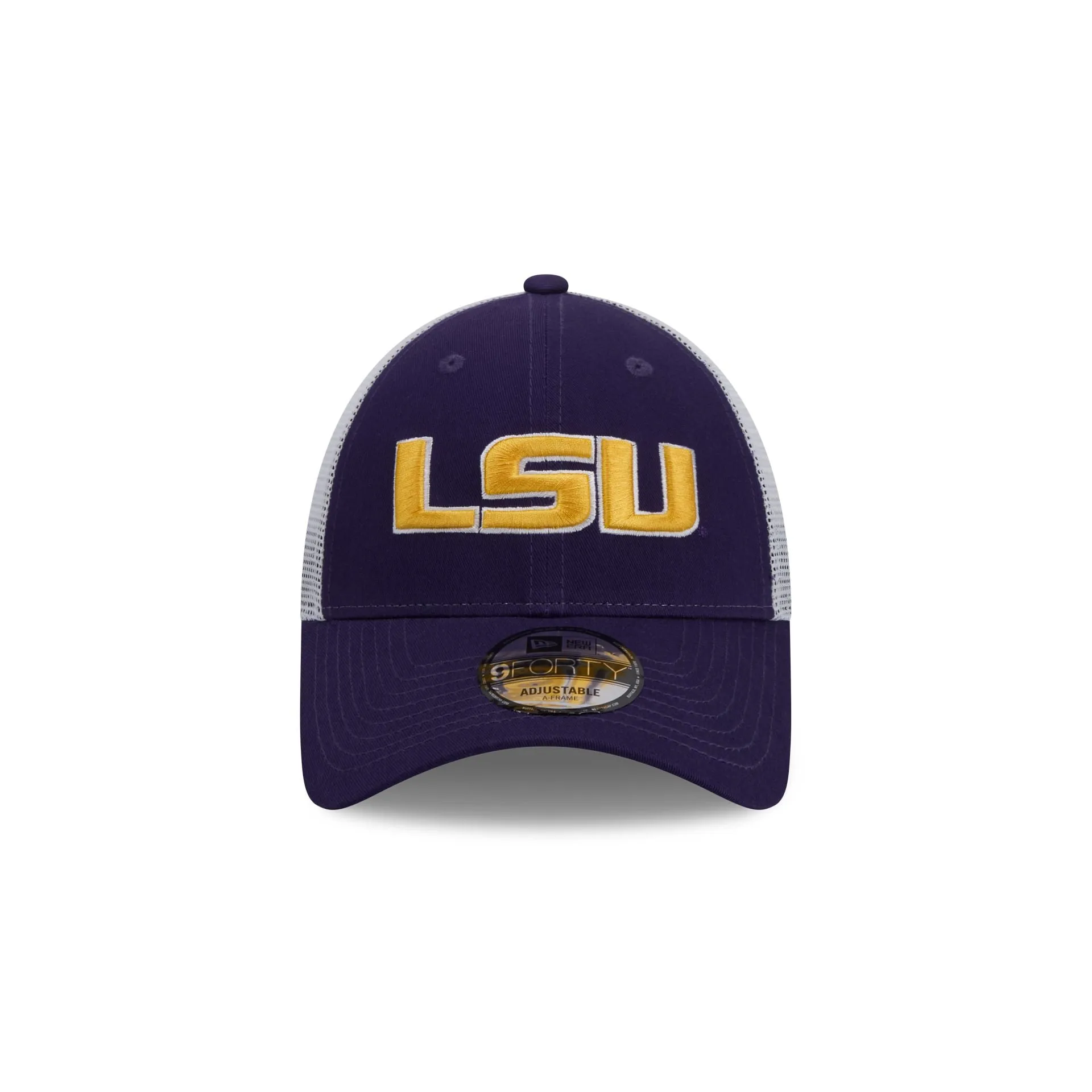 LSU Tigers Purple 9FORTY Trucker Hat sold by New Era product image thumbnail 2