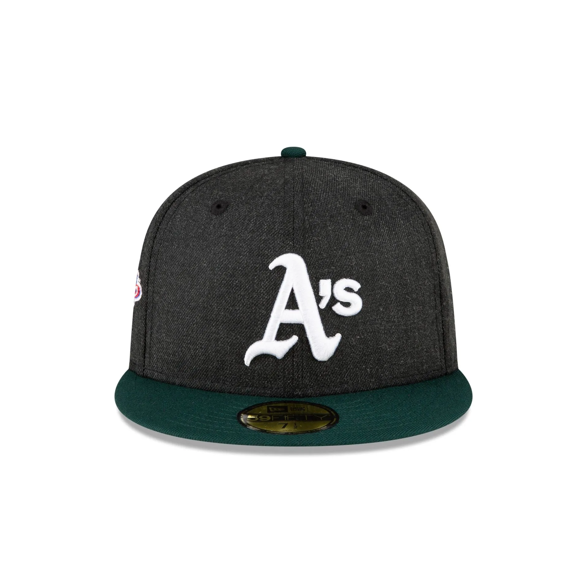 Just Caps Heathered Crown Oakland Athletics 59FIFTY Fitted Hat sold by New Era product image thumbnail 2