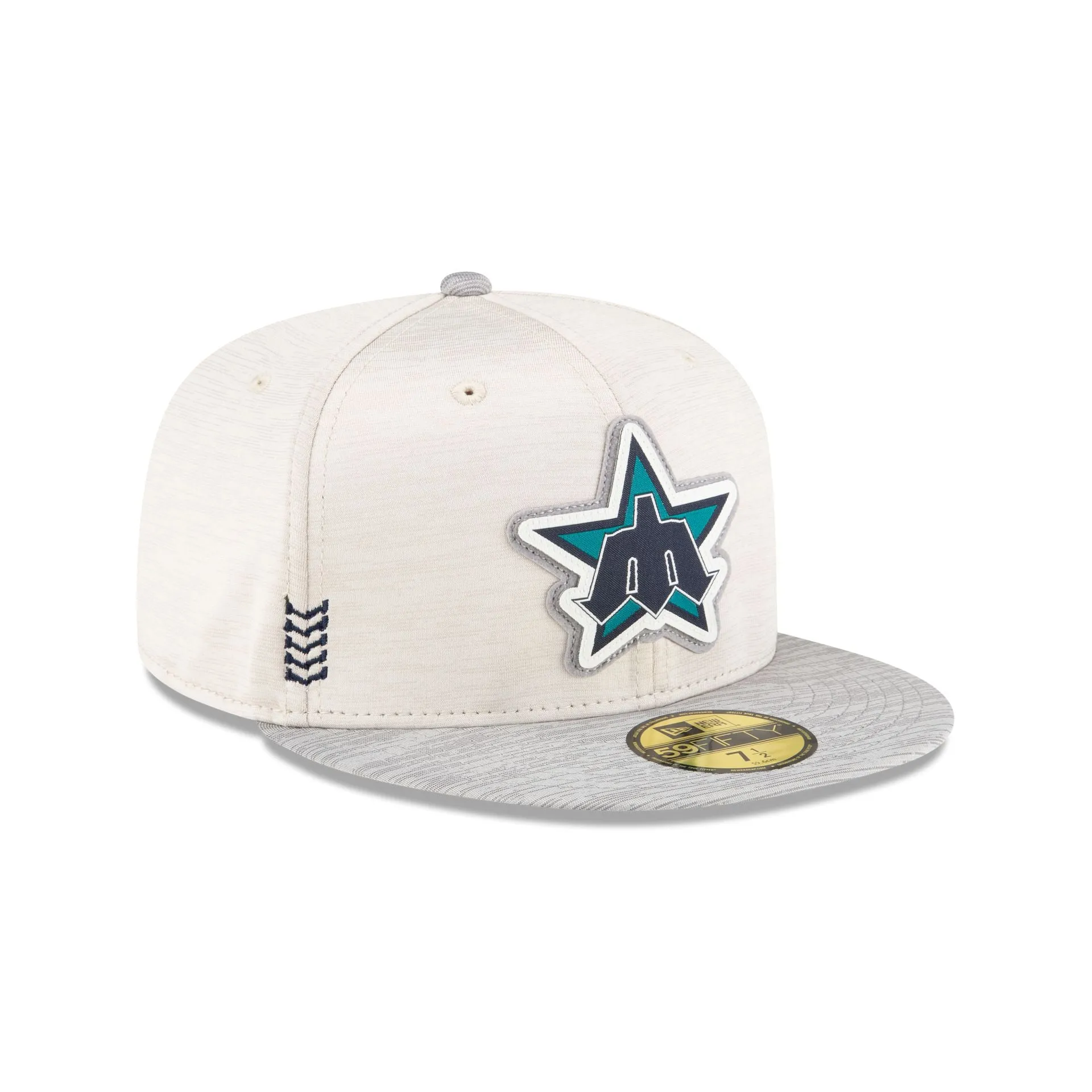 Seattle Mariners 2024 Clubhouse Stone 59FIFTY Fitted Hat sold by New Era product image thumbnail 3