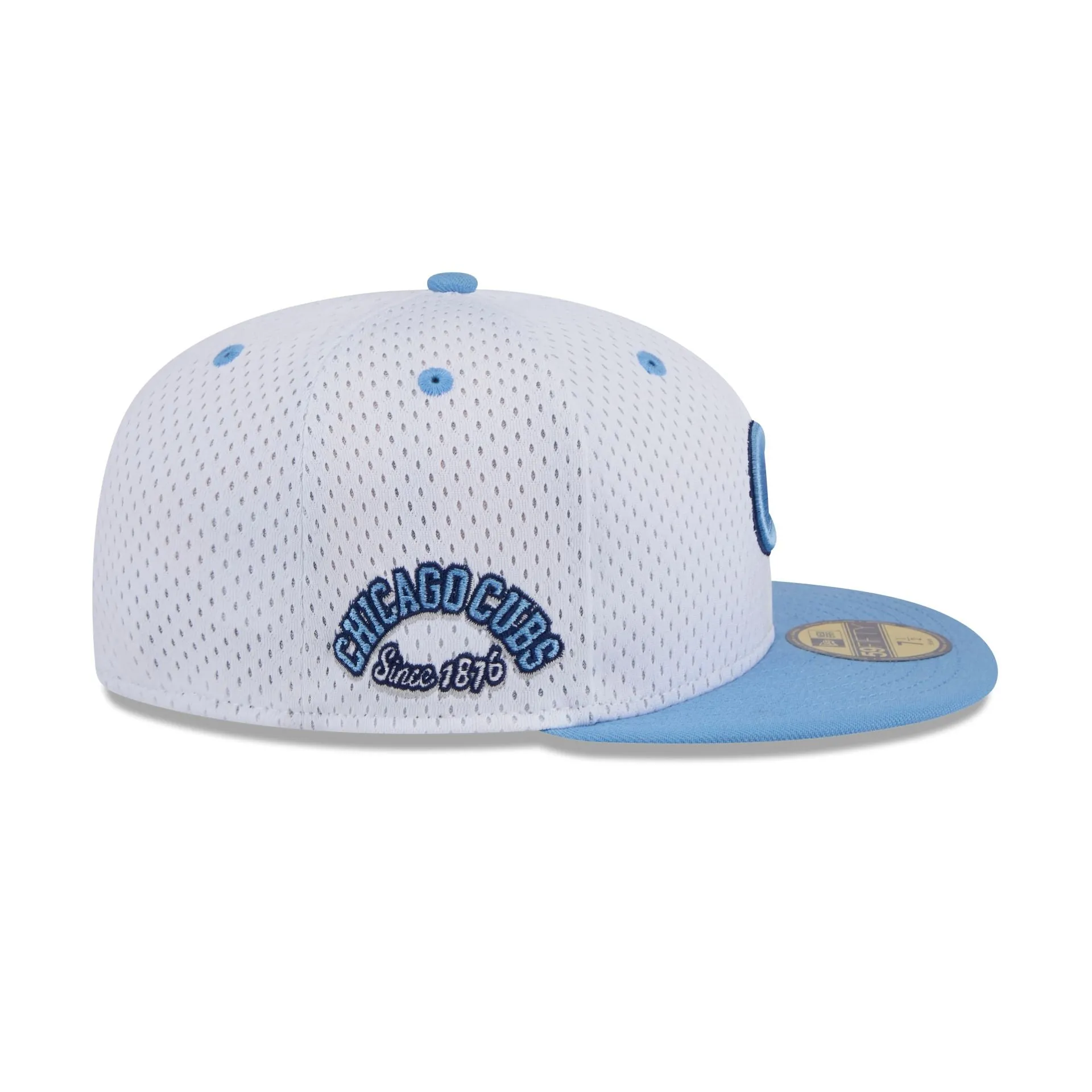Chicago Cubs Throwback Mesh 59FIFTY Fitted Hat sold by New Era product image thumbnail 4