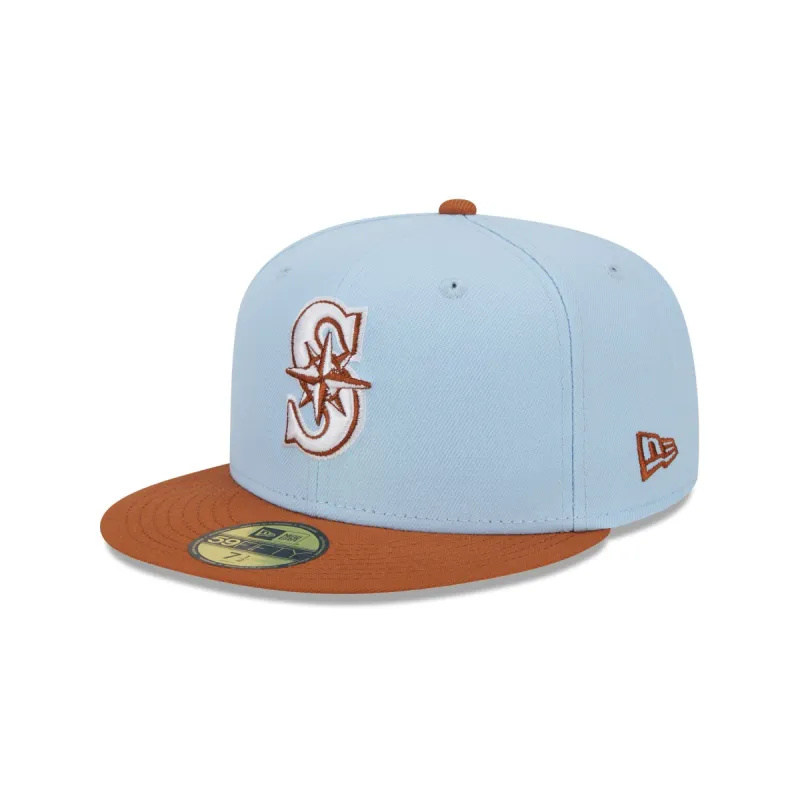 Seattle Mariners Color Pack Glacial Blue 59FIFTY Fitted Hat sold by New Era