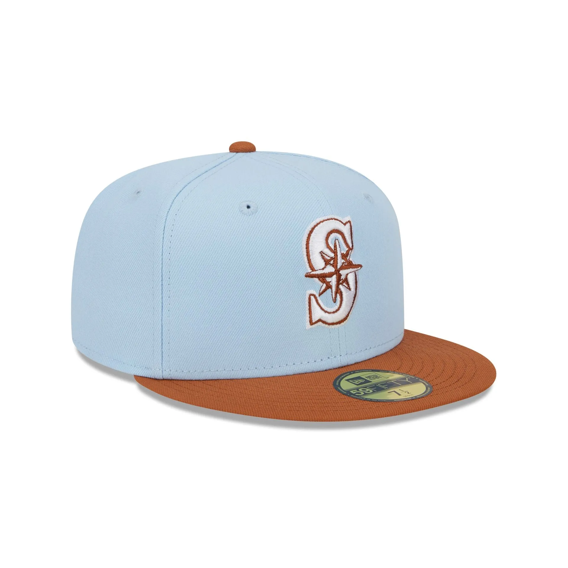 Seattle Mariners Color Pack Glacial Blue 59FIFTY Fitted Hat sold by New Era product image thumbnail 3