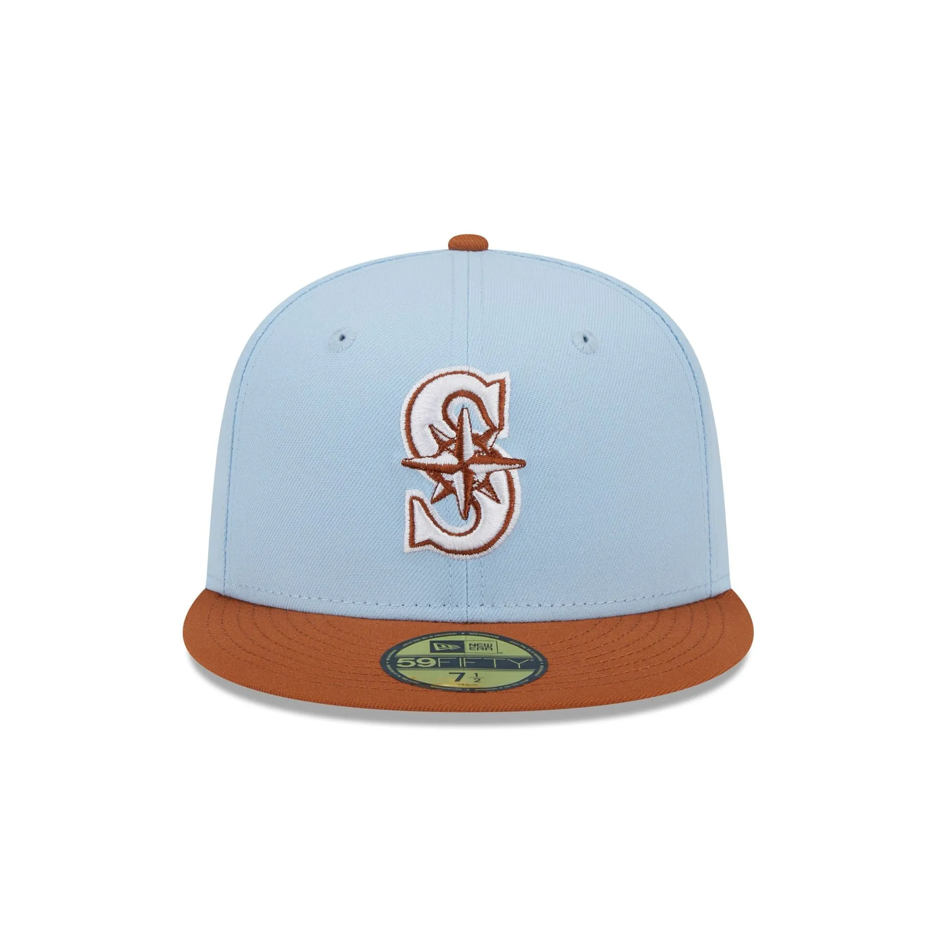 Seattle Mariners Color Pack Glacial Blue 59FIFTY Fitted Hat sold by New Era product image thumbnail 2