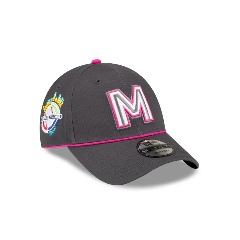 Mexico Baseball 2024 Caribbean Series Gray 9FORTY Adjustable Hat sold by New Era