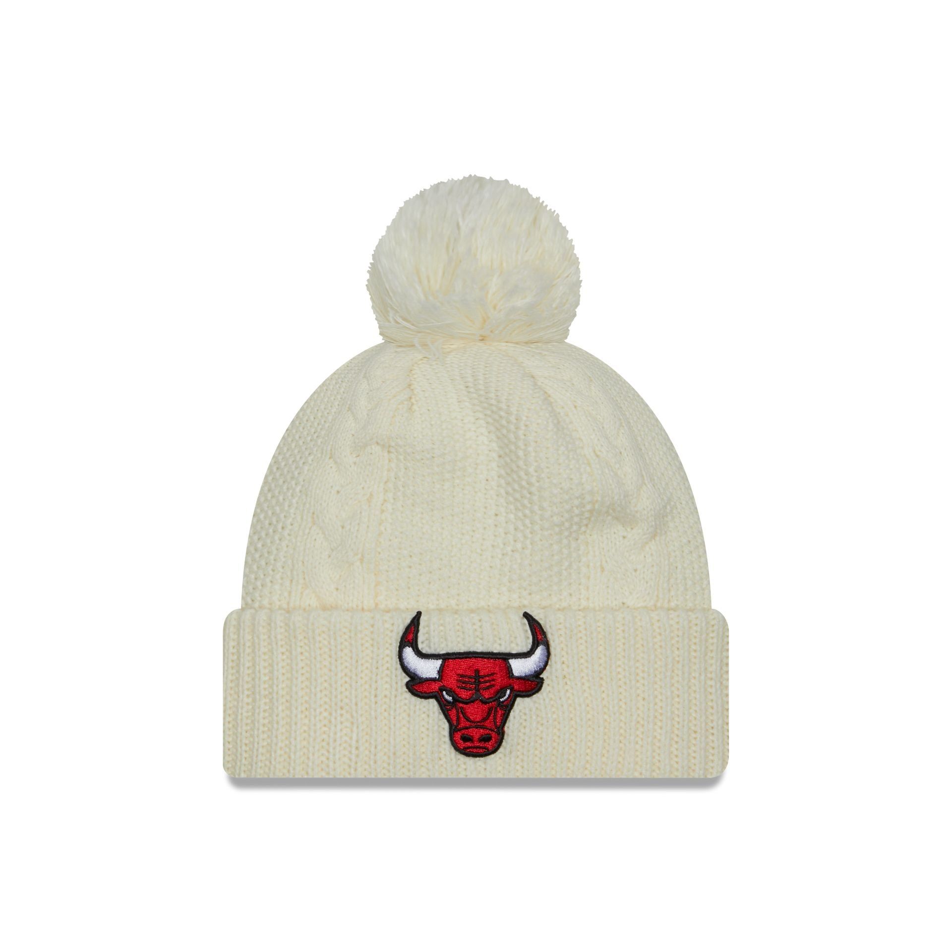 Chicago Bulls Sport Night Women's Pom Knit Hat sold by New Era