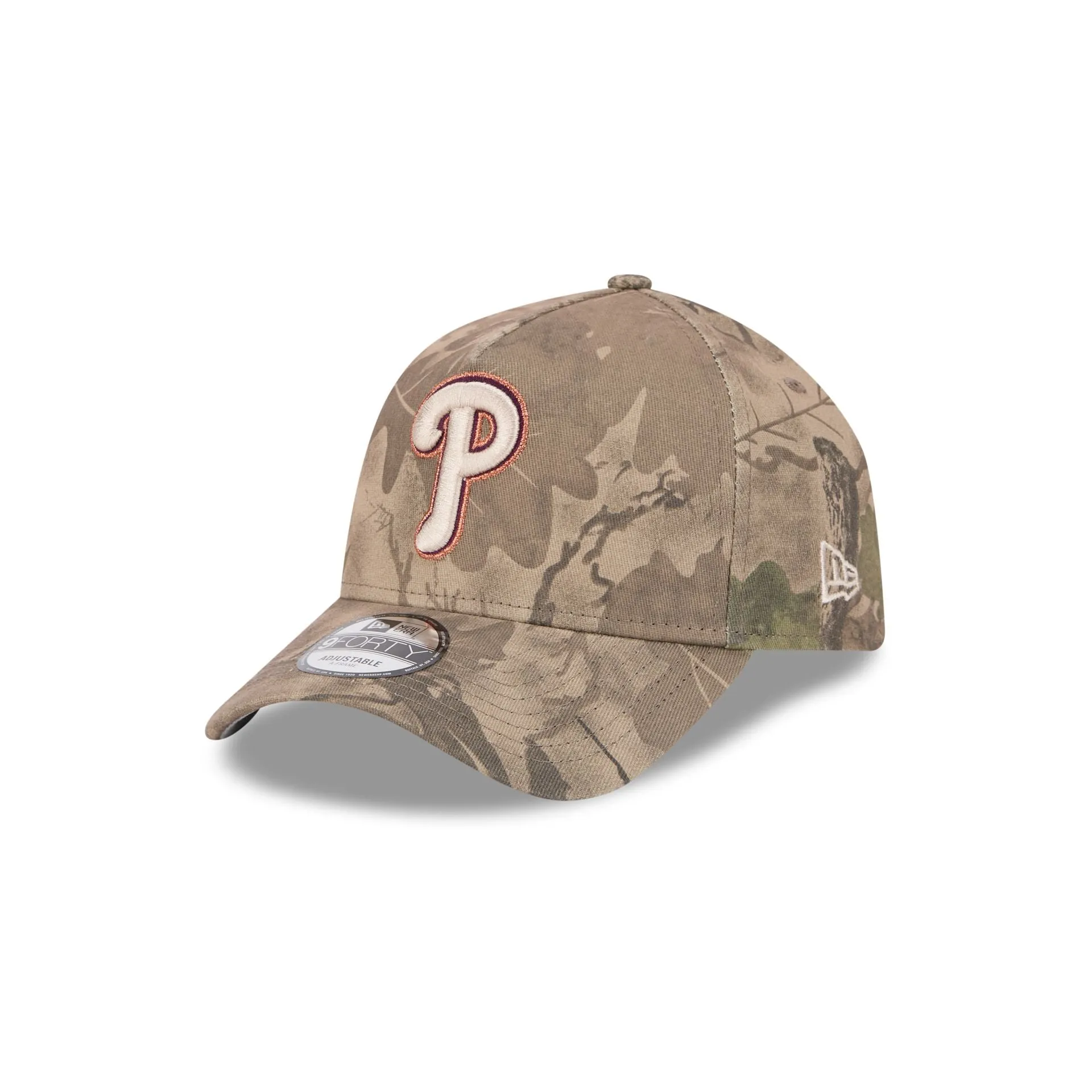 Philadelphia Phillies Leaf Camo 9FORTY A-Frame Snapback Hat sold by New Era