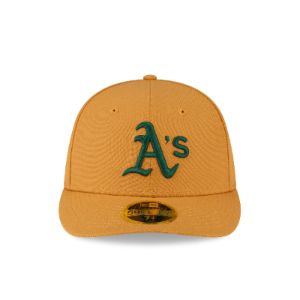 Oakland Athletics Taupe Low Profile 59FIFTY Fitted Hat sold by New Era