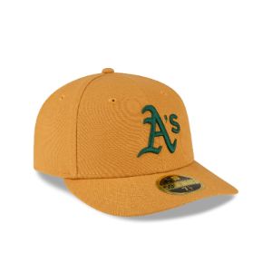 Oakland Athletics Taupe Low Profile 59FIFTY Fitted Hat sold by New Era
